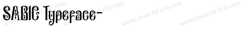 SABIC Typeface字体转换
